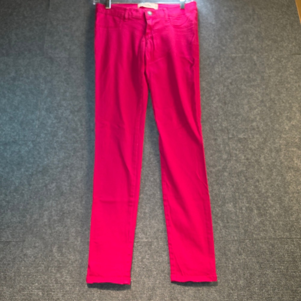 Hollister Pants Women 3 W26 Hot Pink Good Slim Low Rise Barbiecore Y2K